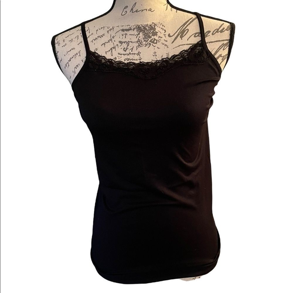 Jennifer Lauren black seamless cami size L/XL